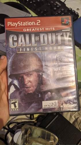 Call Of Duty: Finest Hour Juego Original Playstation 2 Ps2