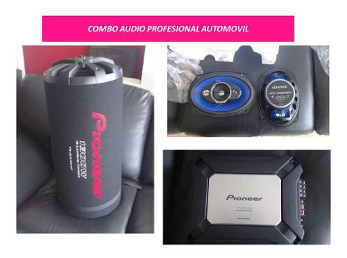 Combo Audio Profesional Carro, Bazooka, Planta Y Cornetas