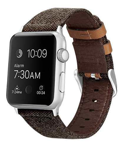 Correa De Cuero Genuino Apple Watch 42mm