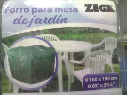 Forro Protector Para Mesa Y Sillas De Jardin Zega