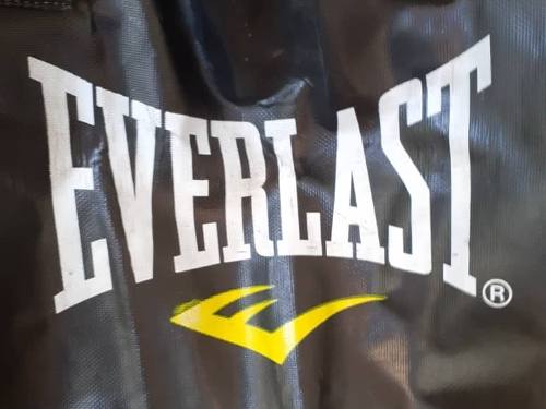 Saco Everlast Cuero Con Cadena Para Entrenar