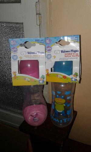 Se Vende Tetero Marca Tomi-tipi De 8 Oz Con Tetina 0m+