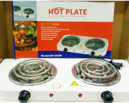 Cocina Eléctrica Portátil 110v 2 Hornillas Hot Plate