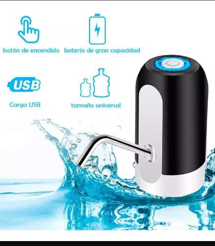 Dispensador De Agua Eléctrico Recargable Usb