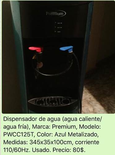 Dispensador De Agua (caliente-fria) Marca Premium Usado
