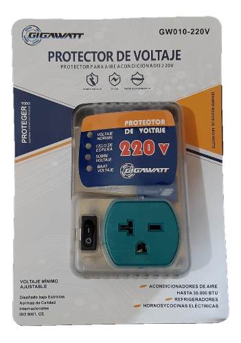 Protector Voltaje 220v Aires / Refrigeradores Cocinas Electr