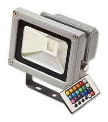 Reflector Led 10w Rgb Full Color C. Control Remoto