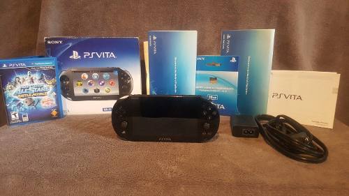 Ps Vita Slim Black 16gb Chipiado Juegos