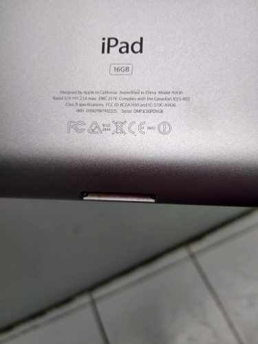 Tabla iPad 16 Gb