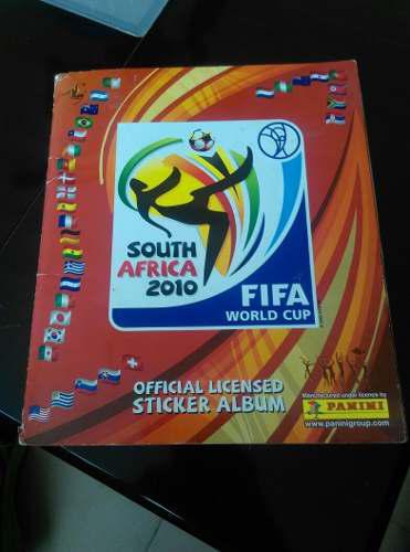 lbum Mundial De Fútbol Panini South Africa 2010 (20v)