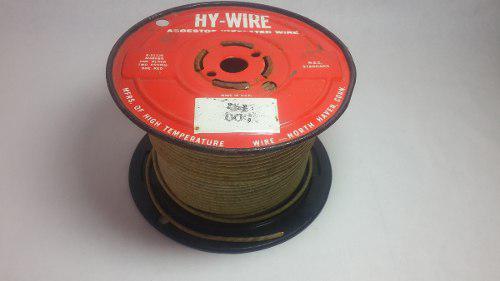 Cable De Cobre Para Alta Temperatura Awg # 14 Asbesto Usa