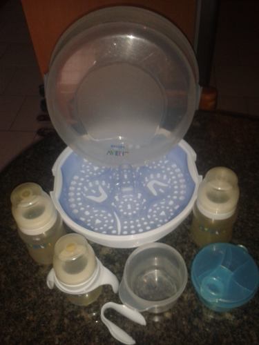 Esterilizador De Teteros Para Microondas Marca Avent