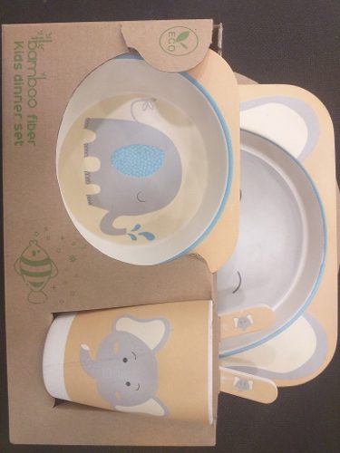 Juego Set 5pcs Platos/bebes/niños Alimentos/ Hecho En