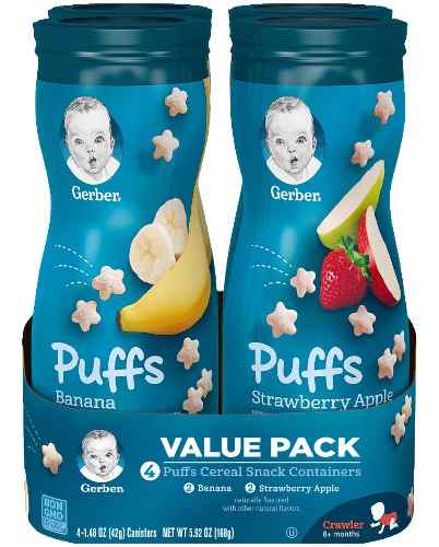 Puff Gerber, Alimentos Para Bebés