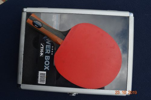 Raqueta De Ping Pong Stiga 4 Estrellas En Su Estuche