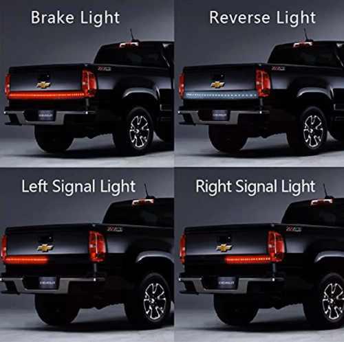 Barra Led Luz De Freno, De Cruce Y Retroceso De 49 Pulgadas