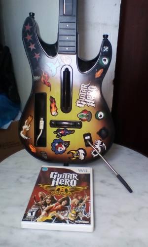 Guitarra Guitar Hero Wii + Juego