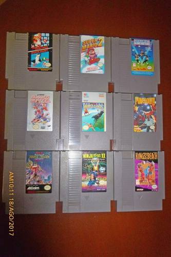 Juegos De Nintendo Nes, Impecables, 12 Excelentes Titulos!