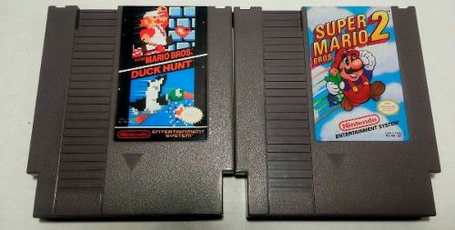 Juegos Nintendo Nes Super Mario Bross 1 Y 2, Oferta!!!