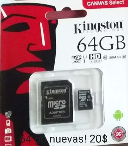 Memoria 64 Gb Kingston Sd Nueva Original