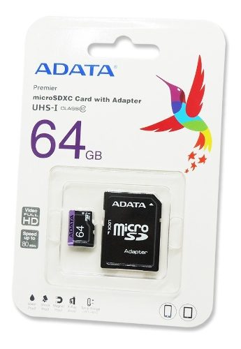 Memoria Adata 64gb Clase 10