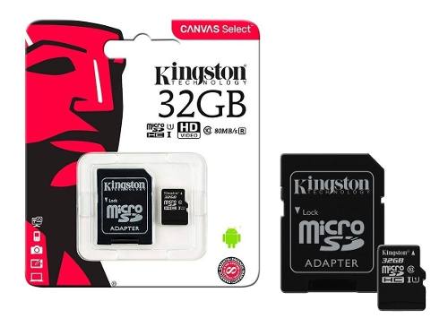 Memoria Micro Sd 32gb Kingston Clase 10