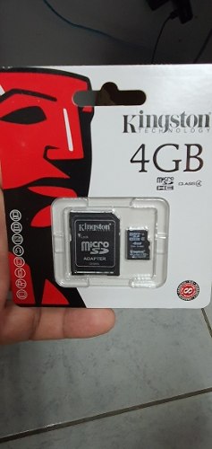 Memoria Micro Sd 4gb Kingston Originales.