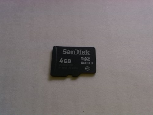 Memoria Micro Sd 4gb Sandisk Original Sin Blister