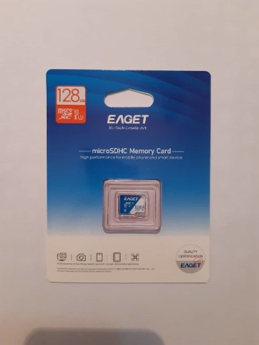 Memoria Micro Sd Eaget 128 Gb Clase 10 Nueva Oferta