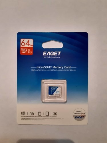 Memoria Micro Sd Eaget 64 Gb Clase 10 Nueva Oferta