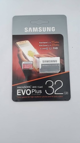 Memoria Micro Sd Samsung 32gb Clase 10