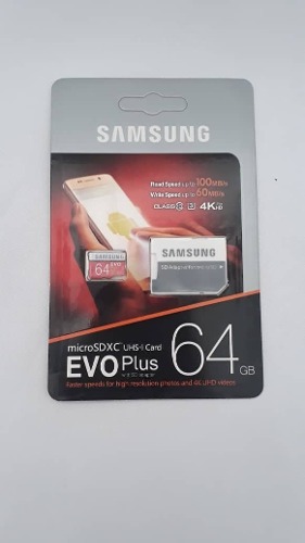 Memoria Micro Sd Samsung 64gb Clase 10