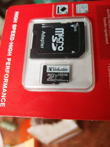 Memoria Micro Sd Verbatim 512 Gb Class 10 Sdxc U1 Tf 45 Verd