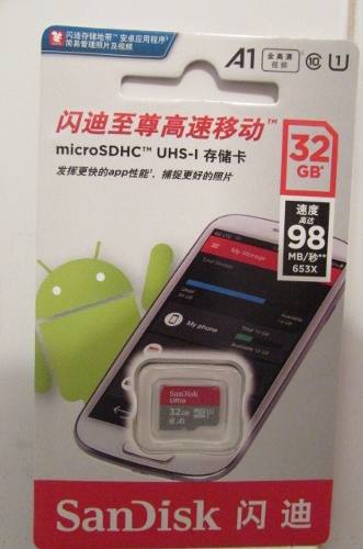 Memoria Micro Sdhc Uhs-1 Sandisk 32gb/98mb/seg Original