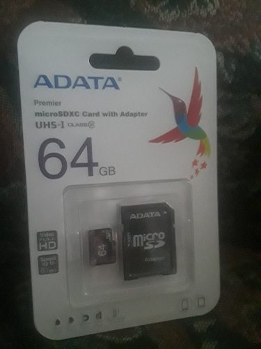 Memoria Microsd De 64gb (14$ O Bs Al Cambio)