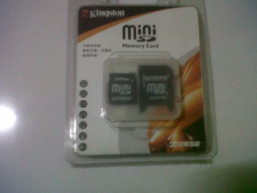 Memoria Mini Sd De 128mb Con Su Adaptador