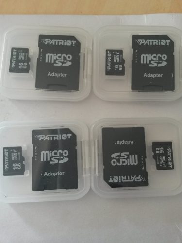Tarjeta Memoria Micro Sd De 16 Gb Patriot Con Adaptador Sd