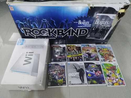 Wii + Juegos + Rock Band