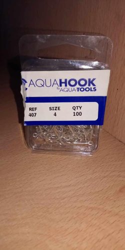 Anzuelos Aqua Hook Sise=4 Qty=100 Dr-