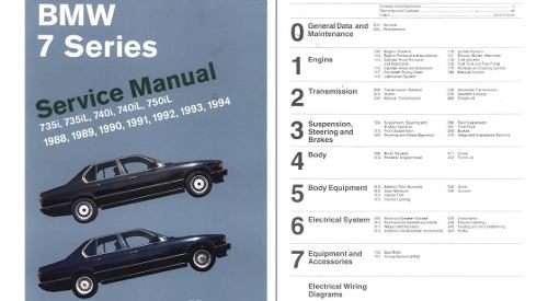 Bmw Series 7 (e32) Manual D Servicio 735i, 735l, il
