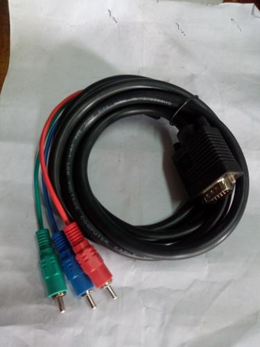 Cable Vga A Rca 2 Metros Audio Pipe