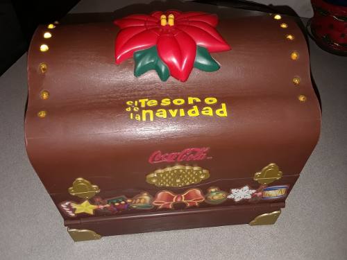 Caja Cofre El Tesoro De La Navidad Coca Cola