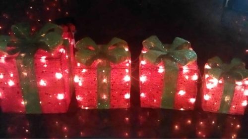 Cajas Luces Decorativas Navidad Como Nueva!! 1 Mediana -15