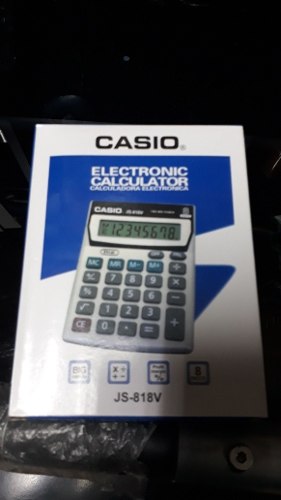 Calculadora Casio Js-818v Bodeguera