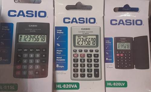 Calculadora De Bolsillo Hl815 Y Hl20 Casio Original