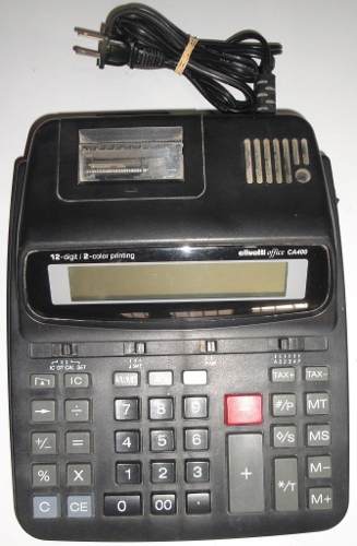 Calculadora De Mesa Olivetti De 12 Dígitos