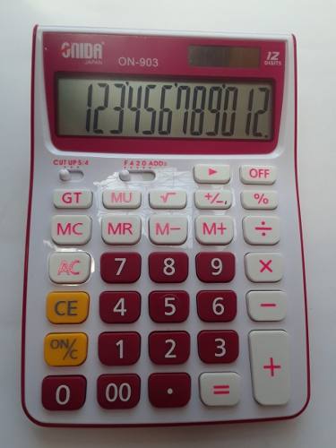 Calculadora Onida On- Digitos De Mesa