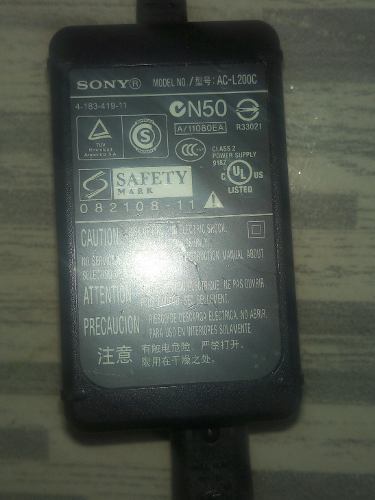 Cargador De Cámara De Video Sony