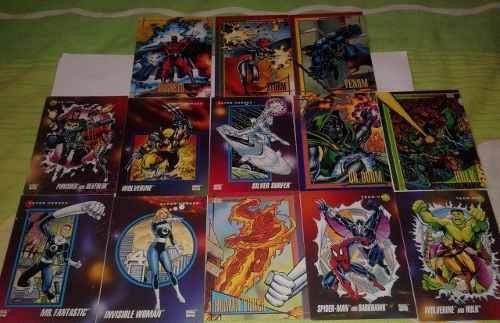 Cartas Colección Marvel 1994