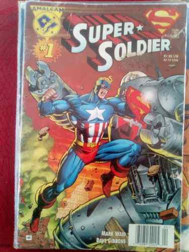 Comic Super Soldier. Capitan America